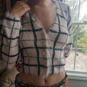 Urban outfitters cropped sweater/cardigan